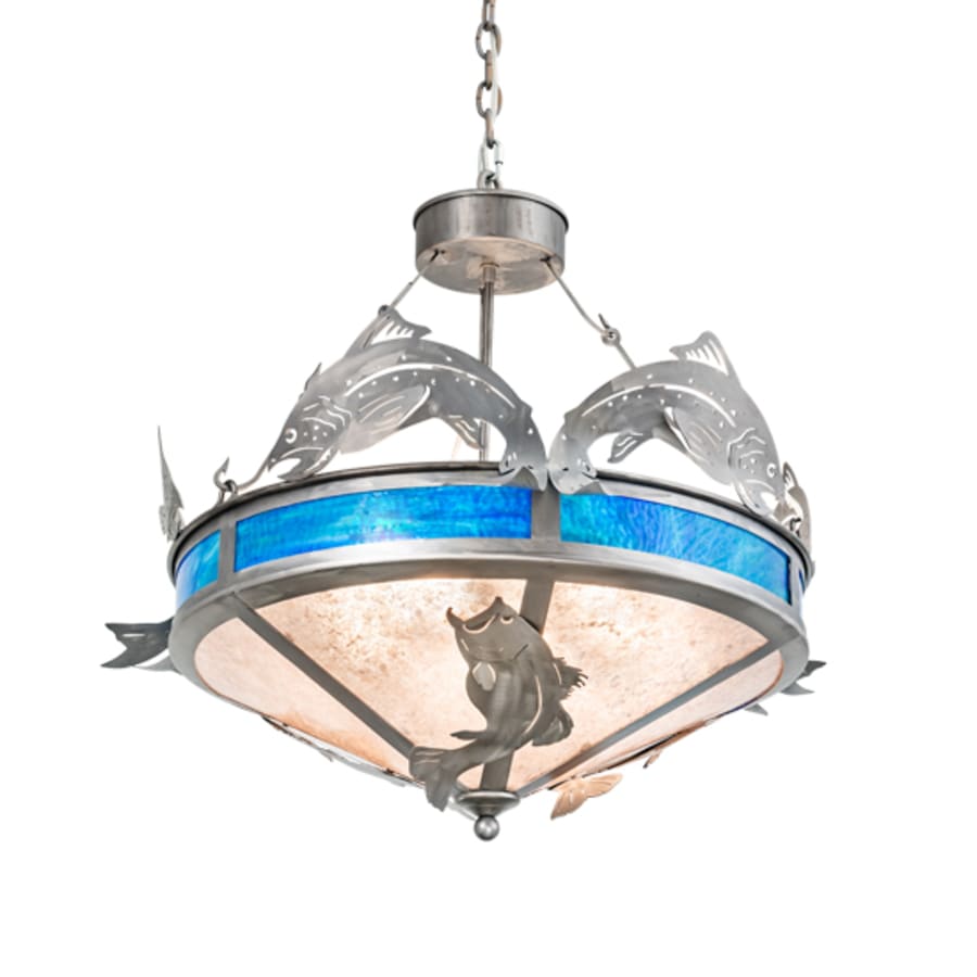 Meyda Tiffany 4 Light 27" Wide Abstract Pendant