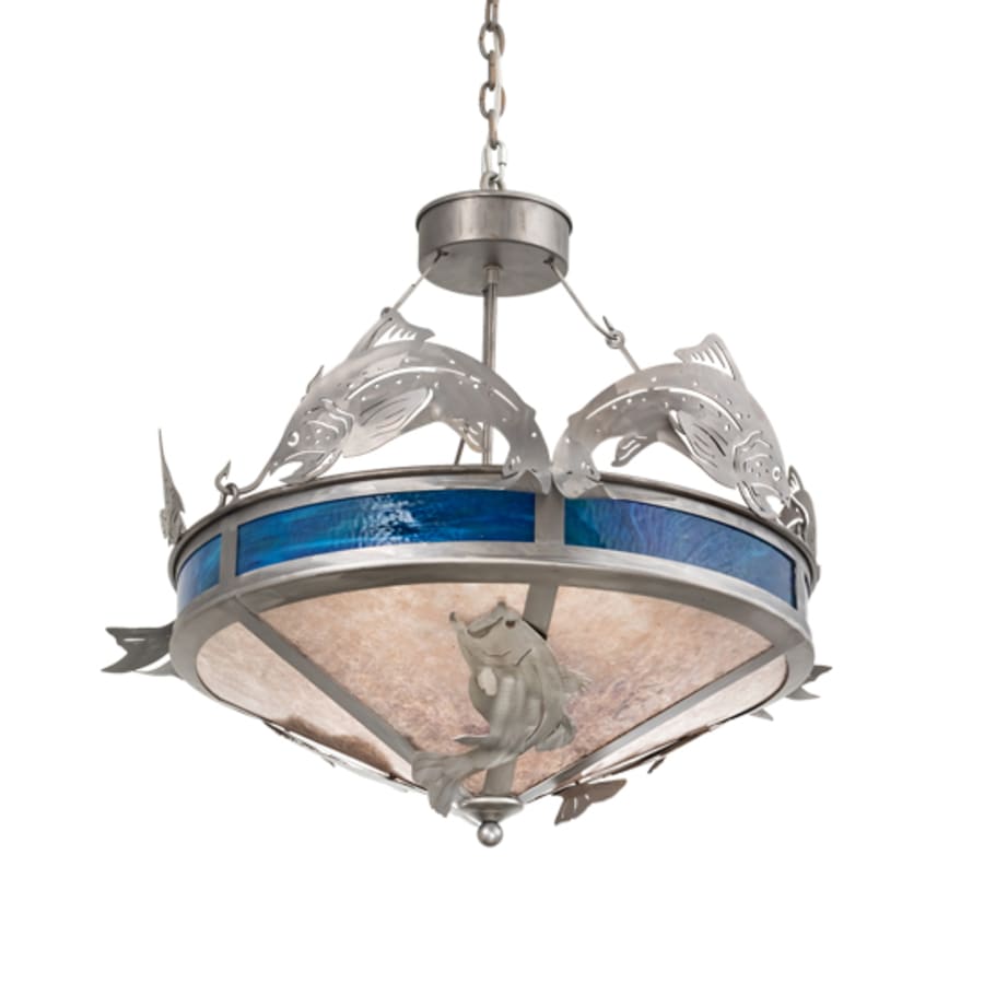 Meyda Tiffany 4 Light 27" Wide Abstract Pendant
