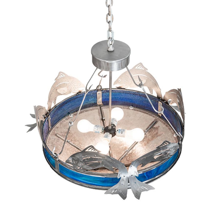 Meyda Tiffany 4 Light 27" Wide Abstract Pendant