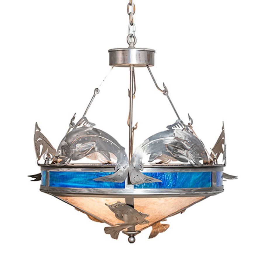 Meyda Tiffany 4 Light 27" Wide Abstract Pendant