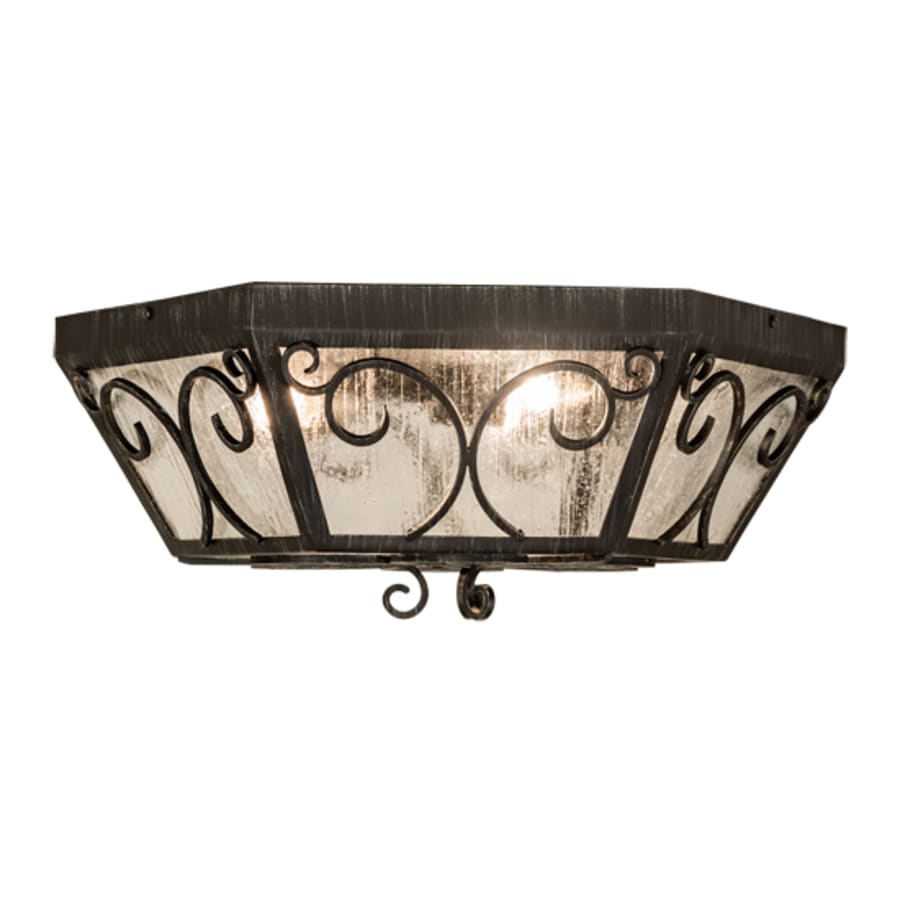 Meyda Tiffany Camilla 3 Light 24" Wide Flush Mount Ceiling Fixture
