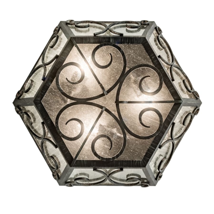 Meyda Tiffany Camilla 3 Light 24" Wide Flush Mount Ceiling Fixture
