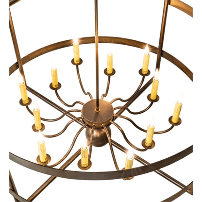 Meyda Tiffany Aldari 12 Light 36" Wide Taper Candle Style Chandelier