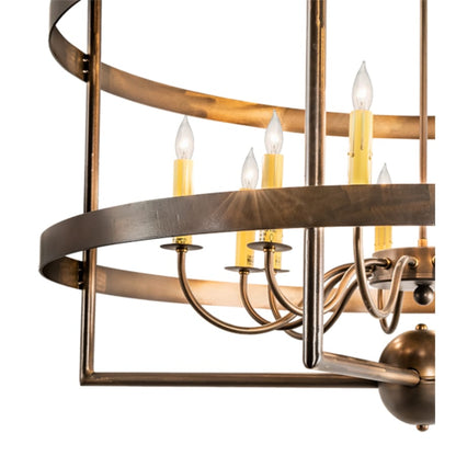 Meyda Tiffany Aldari 12 Light 36" Wide Taper Candle Style Chandelier