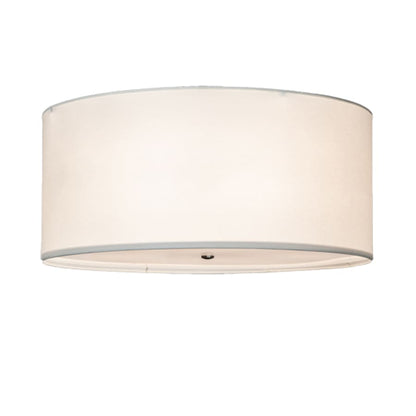Meyda Tiffany Cilindro 6 Light 36" Wide Semi-Flush Drum Ceiling Fixture - Nickel Finish