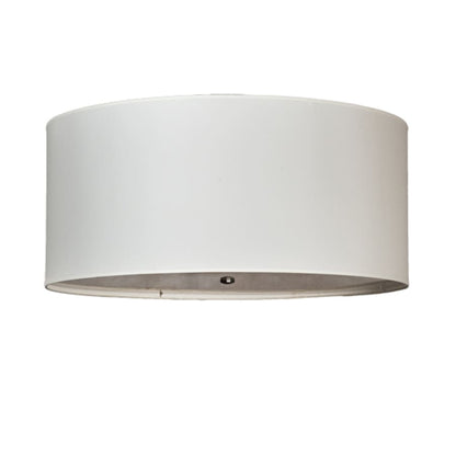Meyda Tiffany Cilindro 6 Light 36" Wide Semi-Flush Drum Ceiling Fixture - Nickel Finish