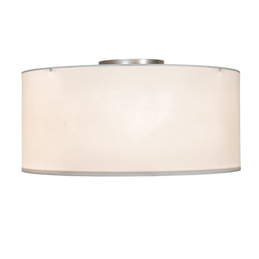 Meyda Tiffany Cilindro 6 Light 36" Wide Semi-Flush Drum Ceiling Fixture - Nickel Finish
