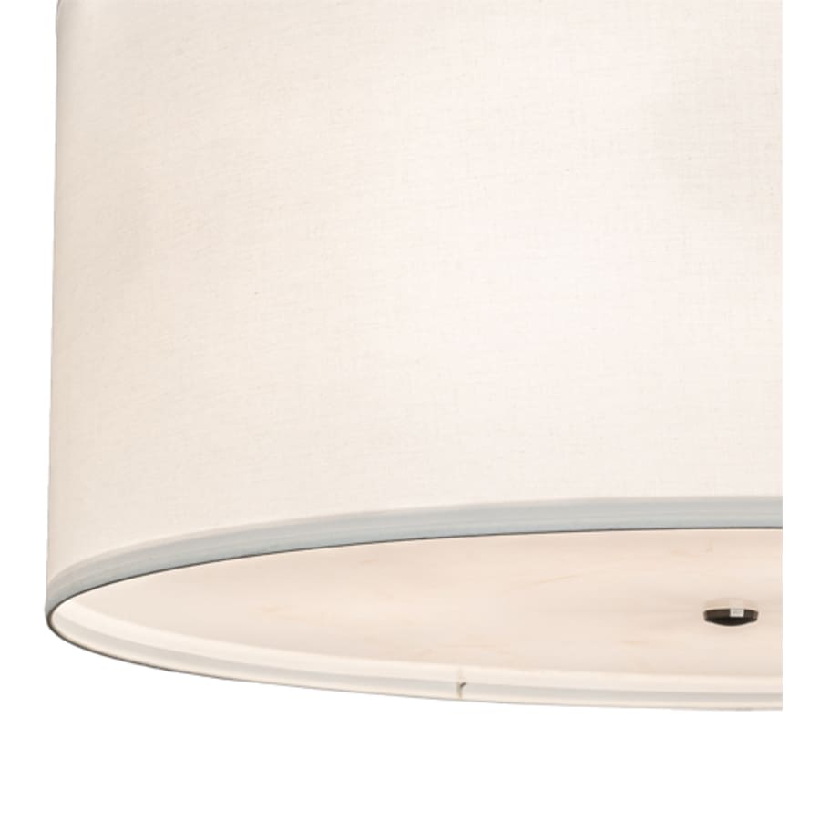 Meyda Tiffany Cilindro 6 Light 36" Wide Semi-Flush Drum Ceiling Fixture - Nickel Finish