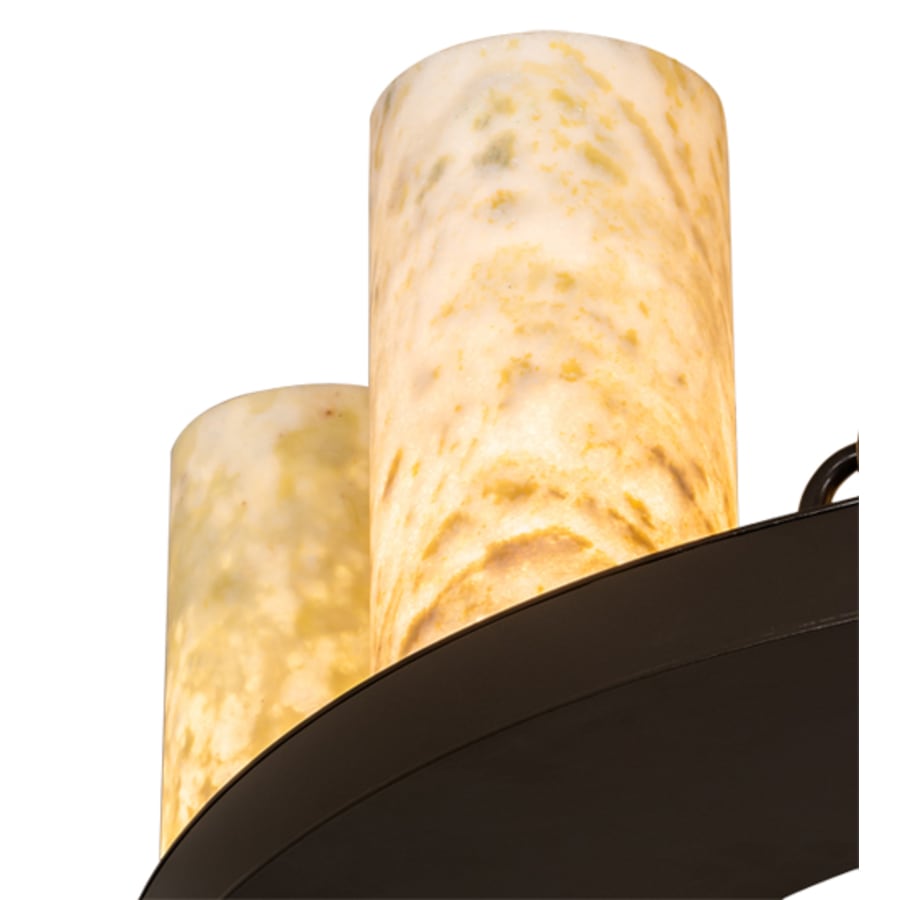 Meyda Tiffany Loxley 9 Light 30" Wide Semi-Flush Ceiling Fixture
