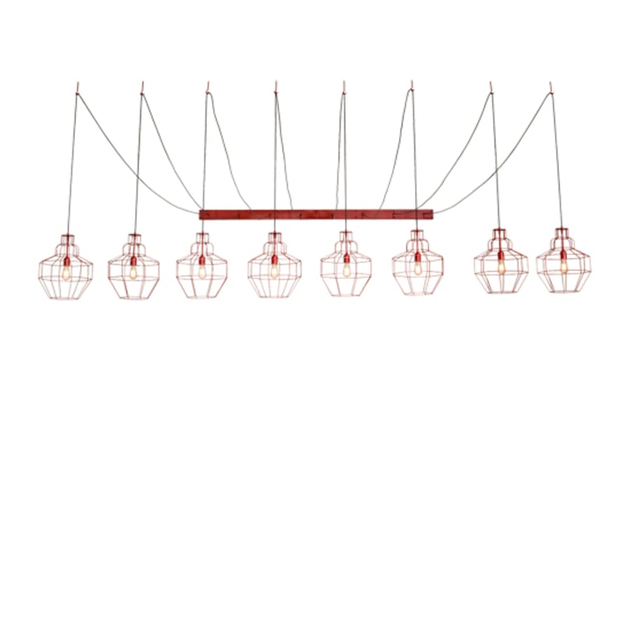 Meyda Tiffany 8 Light 156" Wide Suspension Multi Light Pendant