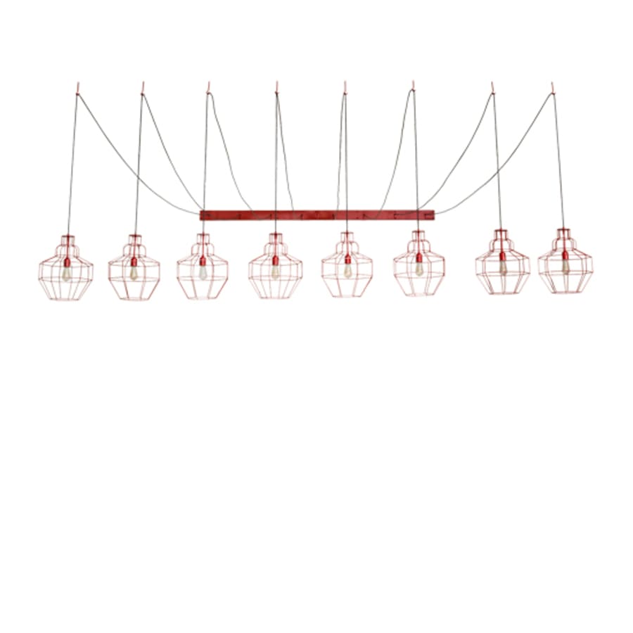 Meyda Tiffany 8 Light 156" Wide Suspension Multi Light Pendant