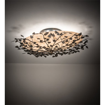 Meyda Tiffany Espe 8 Light 55" Wide Semi-Flush Bowl Ceiling Fixture