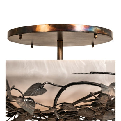 Meyda Tiffany Espe 8 Light 55" Wide Semi-Flush Bowl Ceiling Fixture