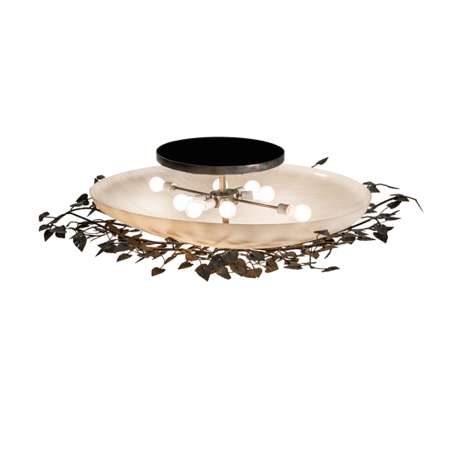 Meyda Tiffany Espe 8 Light 55" Wide Semi-Flush Bowl Ceiling Fixture