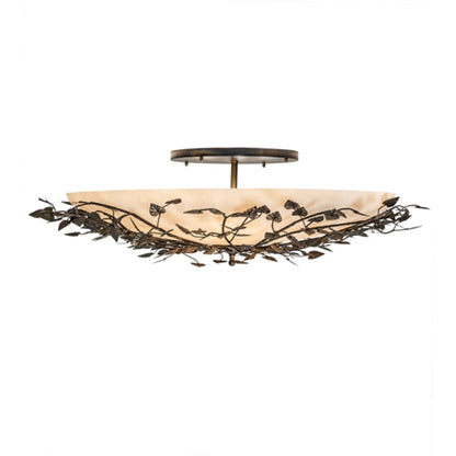 Meyda Tiffany Espe 8 Light 55" Wide Semi-Flush Bowl Ceiling Fixture