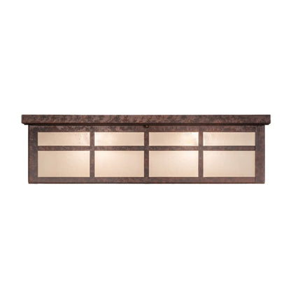 Meyda Tiffany Santa Fe 4 Light 39" Wide Flush Mount Square Ceiling Fixture