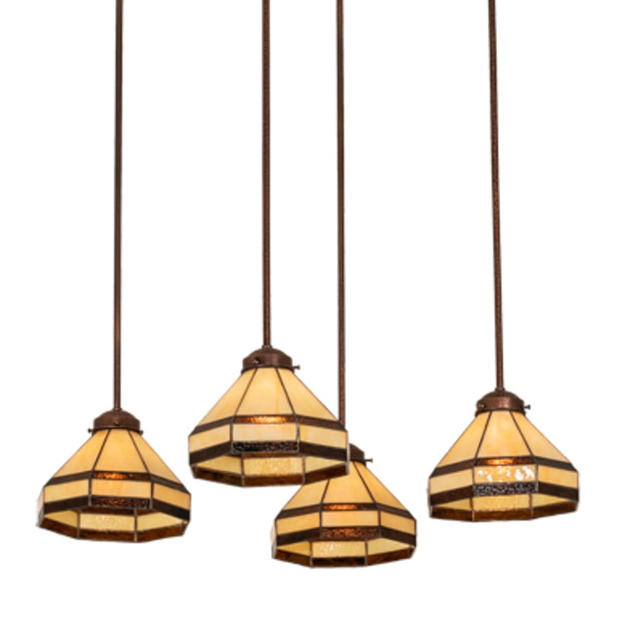 Meyda Tiffany 4 Light 27" Wide Multi Light Pendant