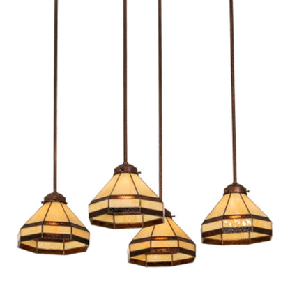 Meyda Tiffany 4 Light 27" Wide Multi Light Pendant