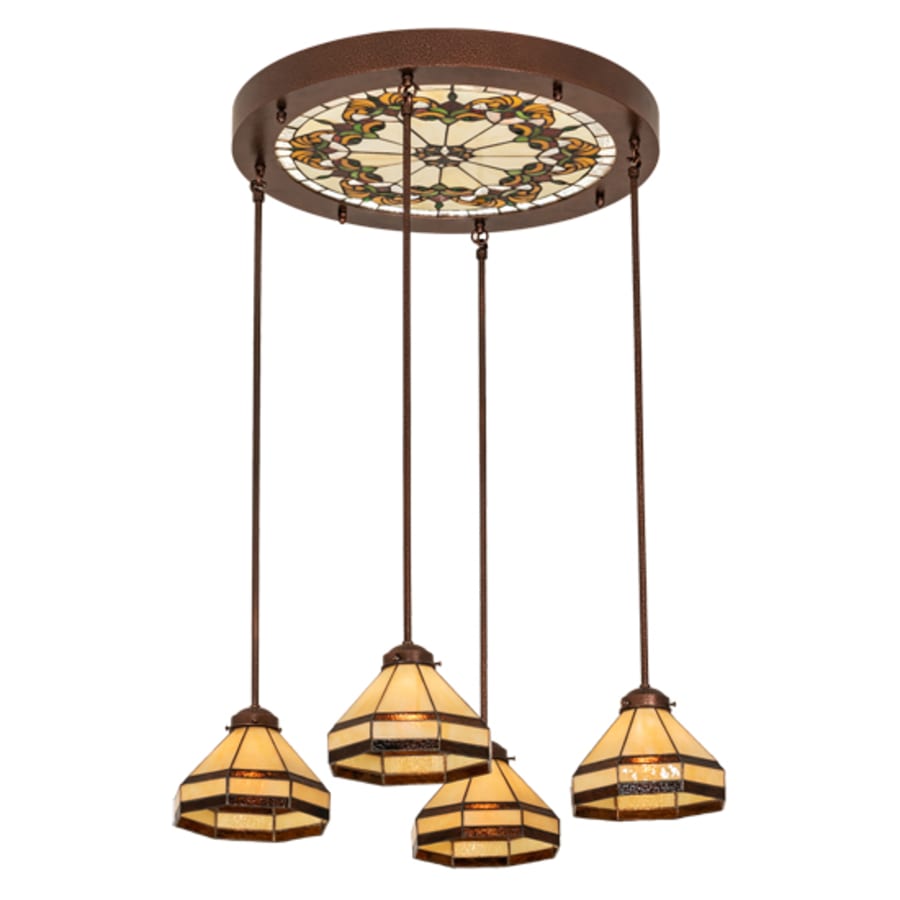 Meyda Tiffany 4 Light 27" Wide Multi Light Pendant
