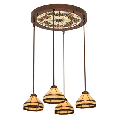 Meyda Tiffany 4 Light 27" Wide Multi Light Pendant
