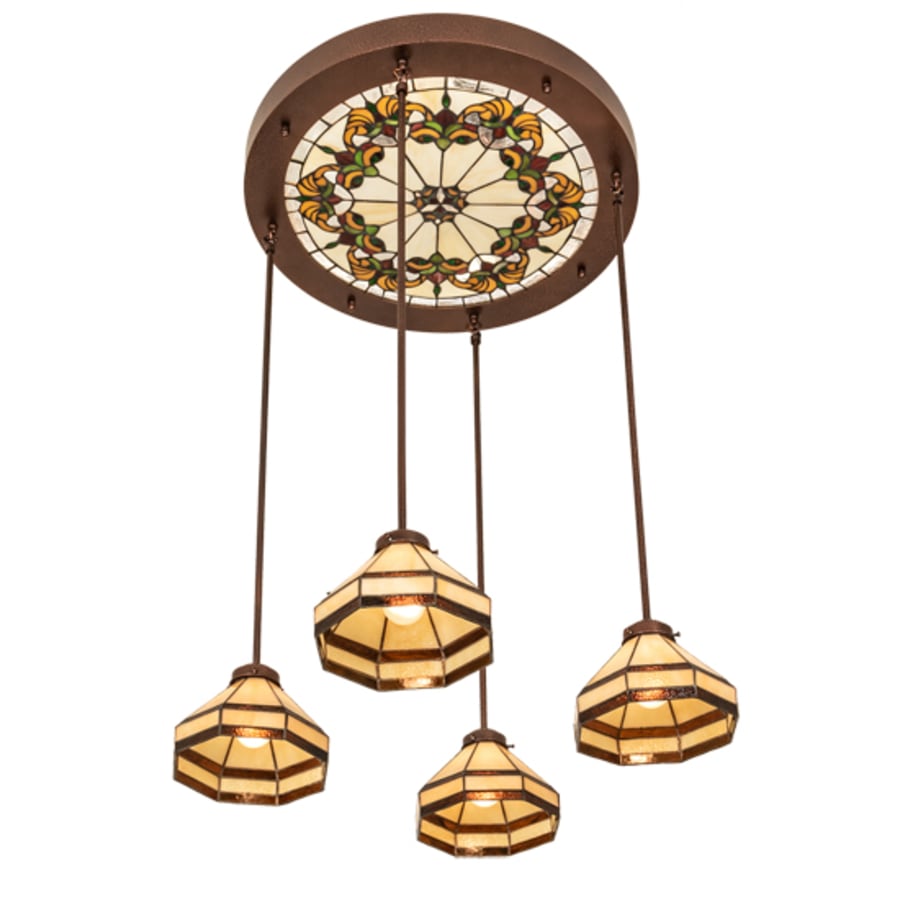 Meyda Tiffany 4 Light 27" Wide Multi Light Pendant