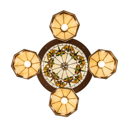Meyda Tiffany 4 Light 27" Wide Multi Light Pendant