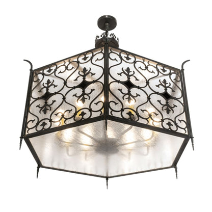 Meyda Tiffany 12 Light 48" Wide Taper Candle Pendant
