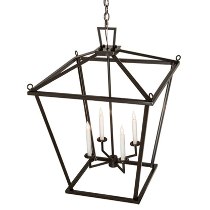 Meyda Tiffany 4 Light 34" Wide Taper Candle Pendant