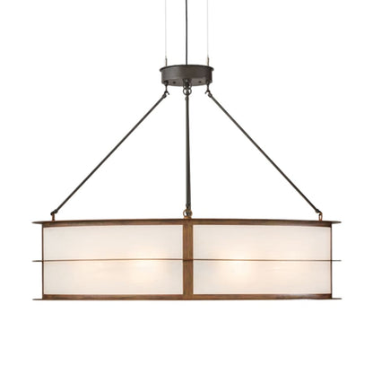 Meyda Tiffany 6 Light 48" Wide Linear Pendant