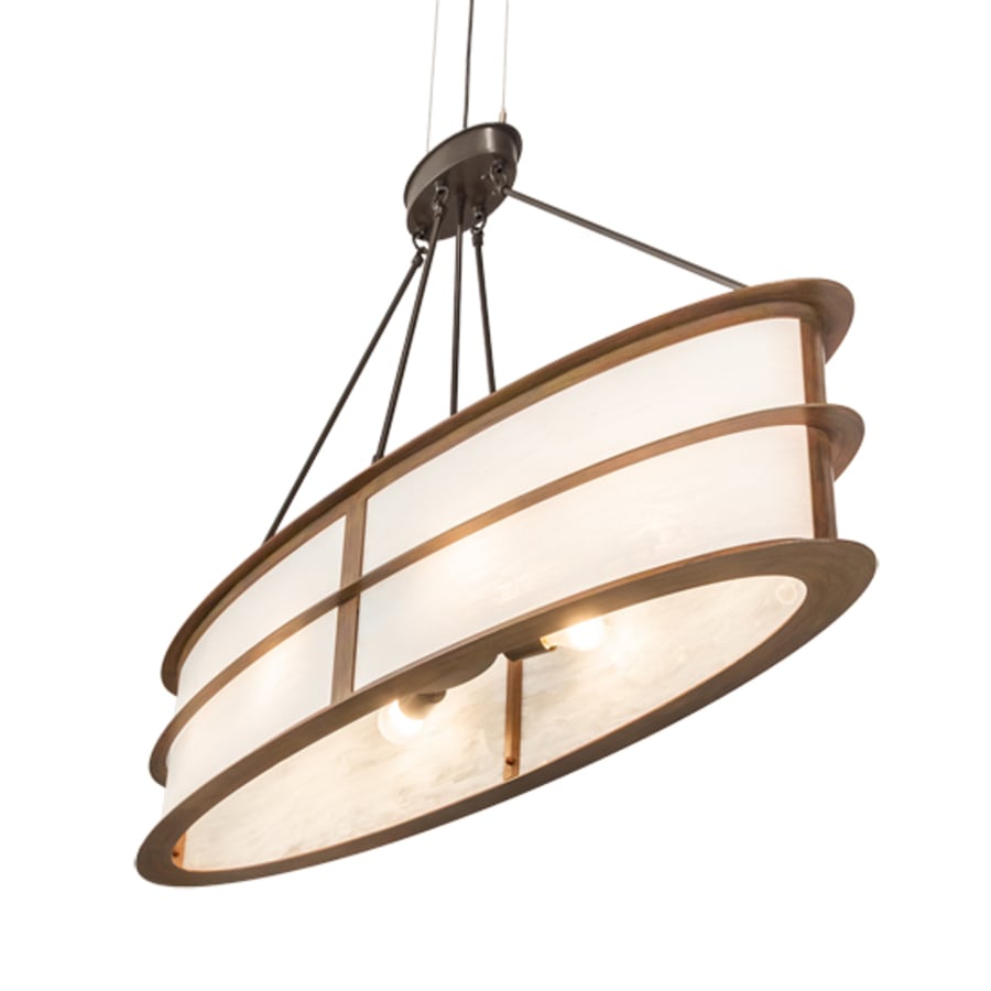Meyda Tiffany 6 Light 48" Wide Linear Pendant