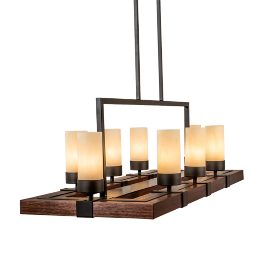 Meyda Tiffany 8 Light 48" Wide Pillar Candle Linear Pendant