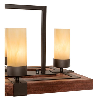 Meyda Tiffany 8 Light 48" Wide Pillar Candle Linear Pendant