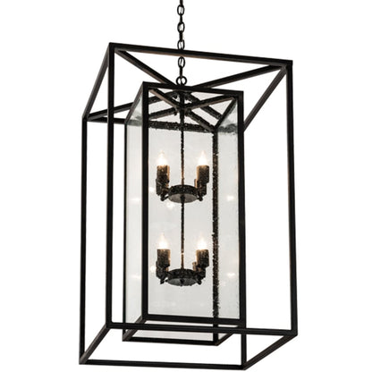 Meyda Tiffany 8 Light 35" Wide Taper Candle Pendant