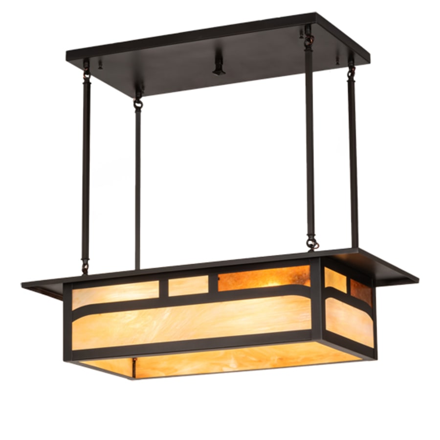 Meyda Tiffany 4 Light 34" Wide Linear Pendant