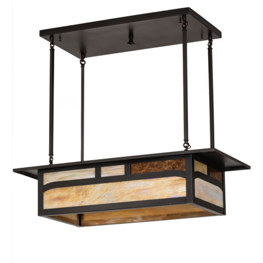 Meyda Tiffany 4 Light 34" Wide Linear Pendant