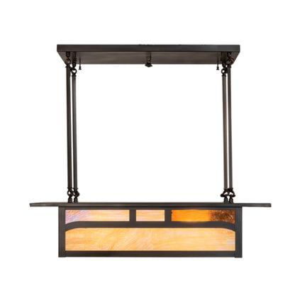 Meyda Tiffany 4 Light 34" Wide Linear Pendant