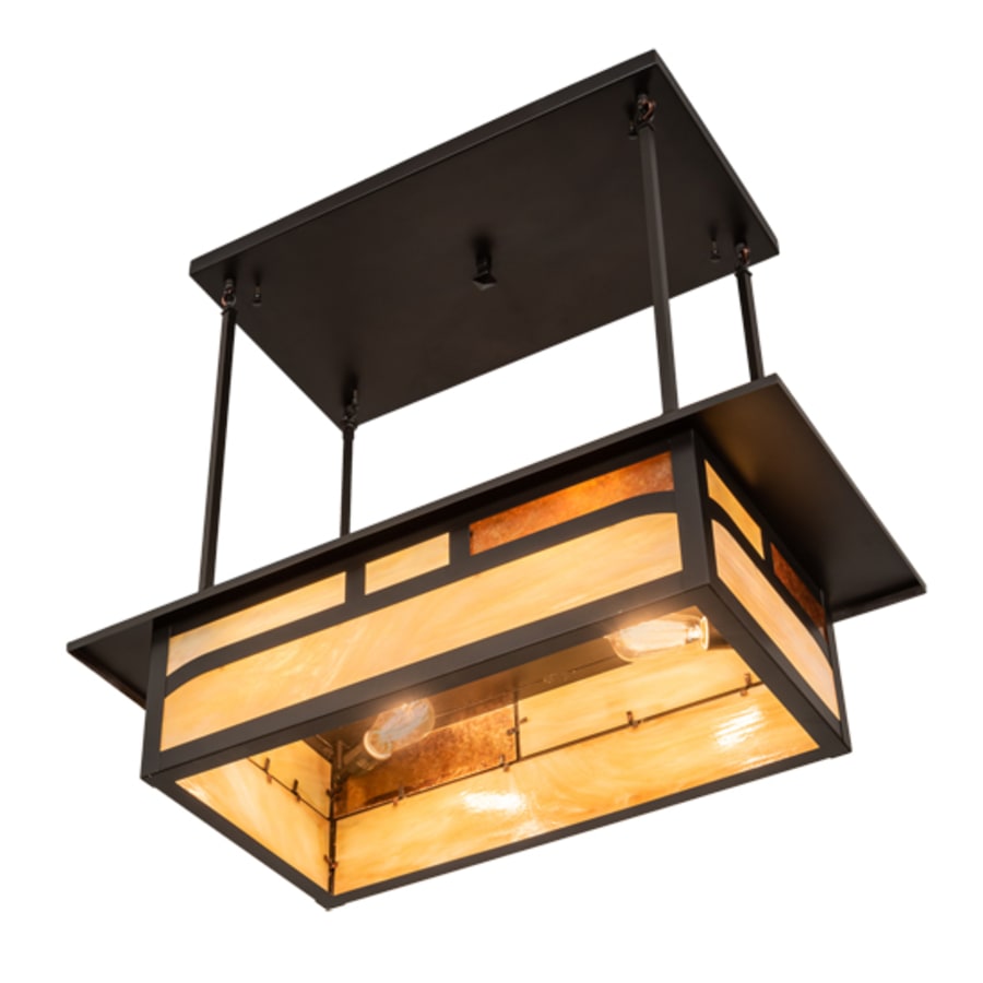 Meyda Tiffany 4 Light 34" Wide Linear Pendant