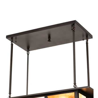 Meyda Tiffany 4 Light 34" Wide Linear Pendant