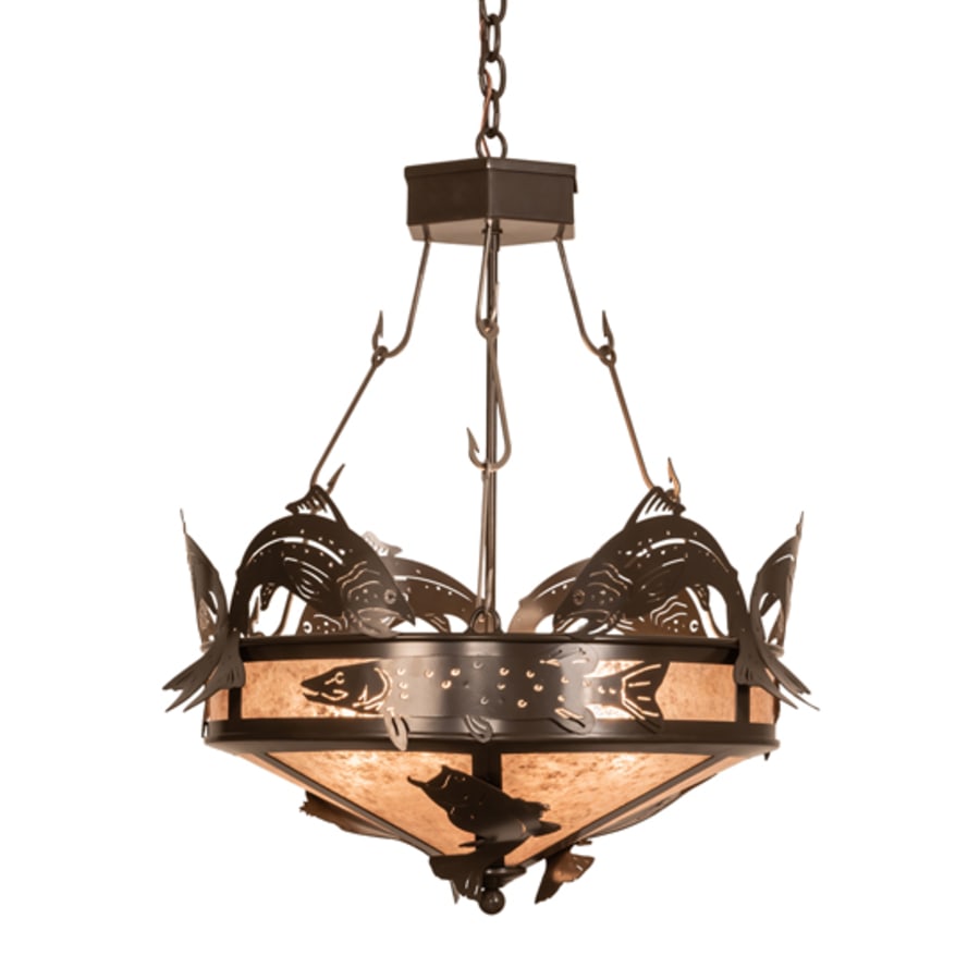 Meyda Tiffany 4 Light 24" Wide Abstract Pendant