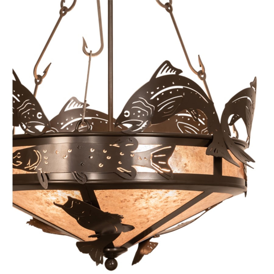Meyda Tiffany 4 Light 24" Wide Abstract Pendant