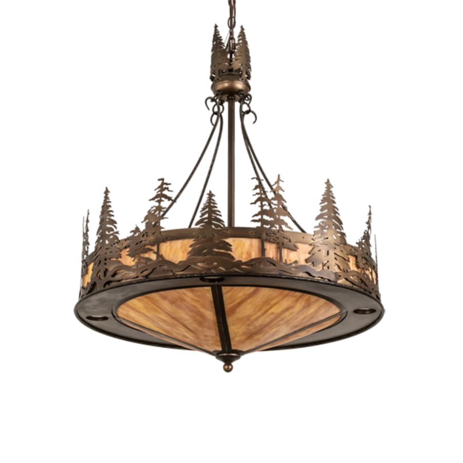 Meyda Tiffany 4 Light 30" Wide Abstract Pendant