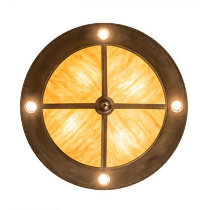 Meyda Tiffany 4 Light 30" Wide Abstract Pendant