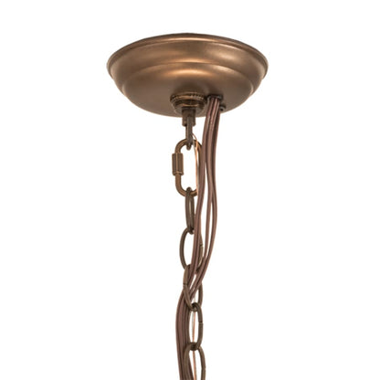 Meyda Tiffany 4 Light 30" Wide Abstract Pendant