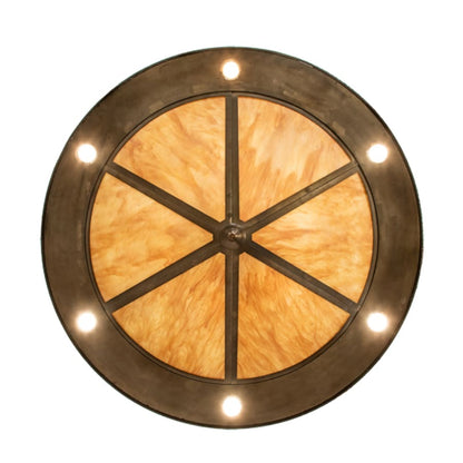 Meyda Tiffany 6 Light 41" Wide Abstract Pendant