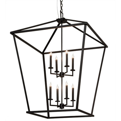 Meyda Tiffany 8 Light 51" Wide Taper Candle Pendant