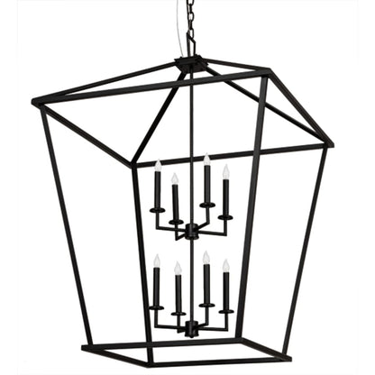 Meyda Tiffany 8 Light 51" Wide Taper Candle Pendant