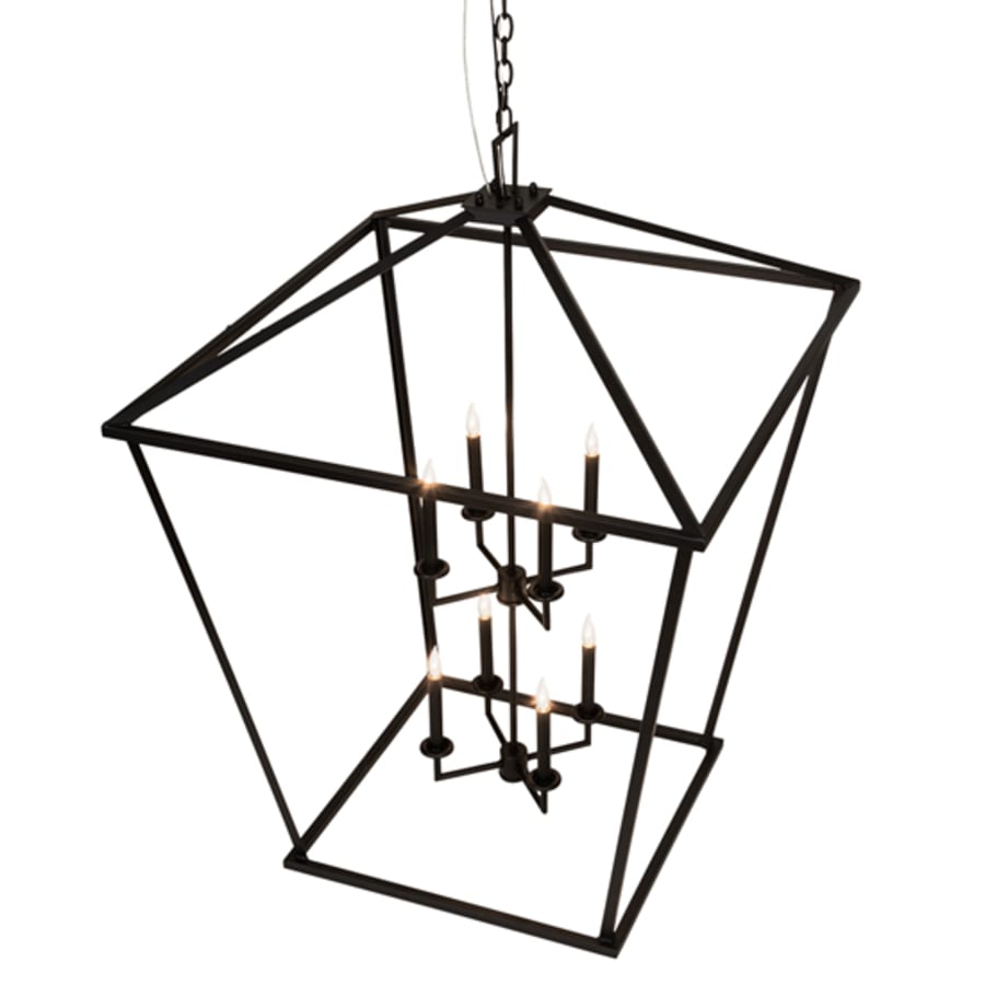 Meyda Tiffany 8 Light 51" Wide Taper Candle Pendant