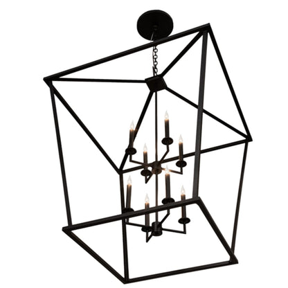 Meyda Tiffany 8 Light 51" Wide Taper Candle Pendant