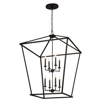 Meyda Tiffany 8 Light 51" Wide Taper Candle Pendant
