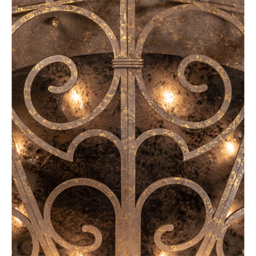 Meyda Tiffany Osteria 24 Light 46" Wide Flush Mount Bowl Ceiling Fixture
